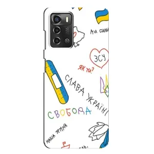 Чохли (Доброго вечора, ми за України) для ZTE Blade A52 (AlphaPrint) (Стикер)