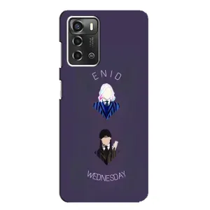 Чохли Венсдей на ZTE Blade A52 Уенсдей (AlphaPrint) (Венздей і подруга)