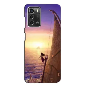 Чохол з мультфільмом Ваяна ZTE Blade A52 (Захід сонця Ваяна)