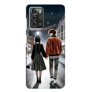 Чохол з дизайном Венздей 2 на ZTE Blade A52 (Венздей та Тайлер)