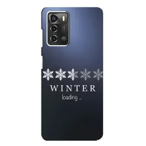 Зимні Чохли для ZTE Blade A52 - прозорий фон (Winter loading)