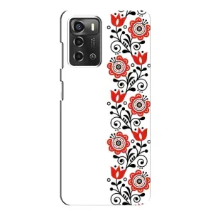 Чохол для Патріота України ZTE Blade A52 - (AlphaPrint) (Яскрава вишиванка)