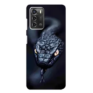 Чохол з принтом «Чорна змія» для ZTE Blade A52