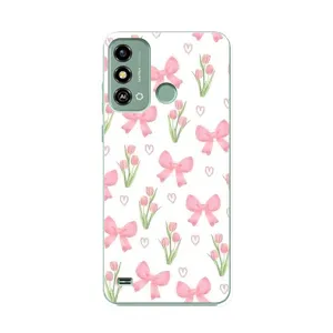 Чехол с принтом «Банты и цветы» для ZTE Blade A53