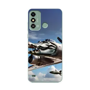 Чохол з мемом Тралалело тралала на ZTE Blade A53 (Бомбардіро крокоділо)