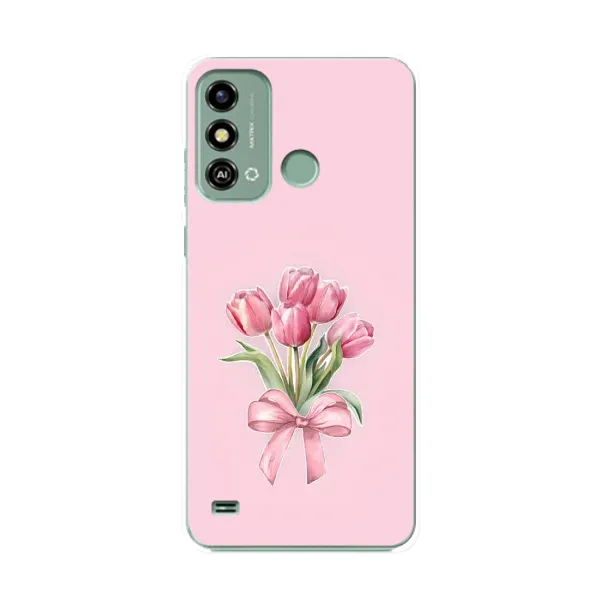 Чехол с принтом «Букет цветов» для ZTE Blade A53