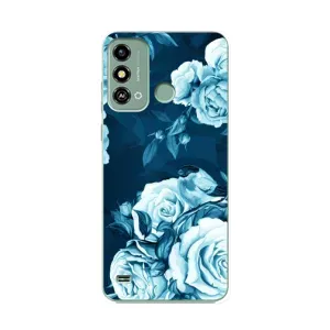 Чехлы (ART) Цветы на ZTE Blade A53 (VPrint) (Блактині бутони)