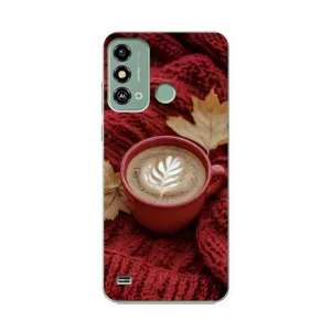Чехол с принтом «Кофе на пледе» для ZTE Blade A53