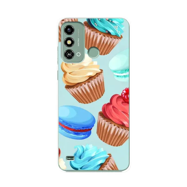 Чехол с принтом «Кексики» для ZTE Blade A53