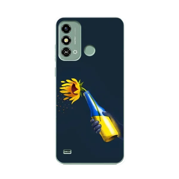 Чохол з принтом «Коктель молотова» для ZTE Blade A53