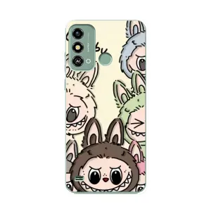 Чохол з Лабубу на ZTE Blade A53 (Золота мавпа Bored Ape)