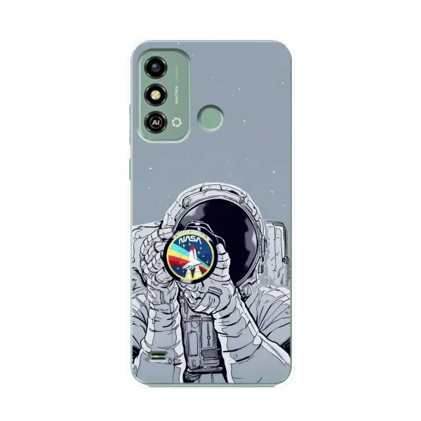 Чохол з принтом «Космонавт фото» для ZTE Blade A53 Чохол з принтом «Космонавт фото» для ZTE Blade A53
