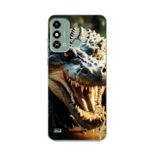 Чохол з картинкою 'Хижаки' для ZTE Blade A53 (Небезпечний крокодил)