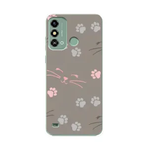 Чехол с принтом «Лапы и усы» для ZTE Blade A53