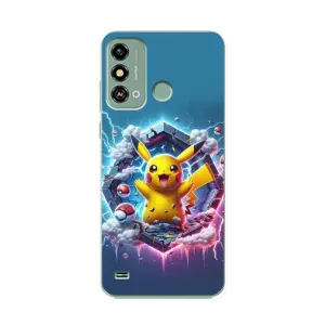 Чохол з Пікачу на ZTE Blade A53 (Лого Пікачу)