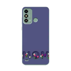Чехол с принтом «Мама в цветах» для ZTE Blade A53