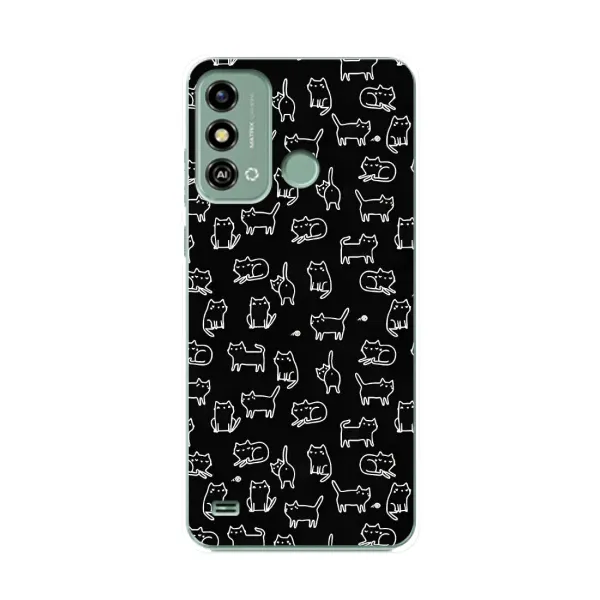 Чохол з принтом «Маленькі котики» для ZTE Blade A53