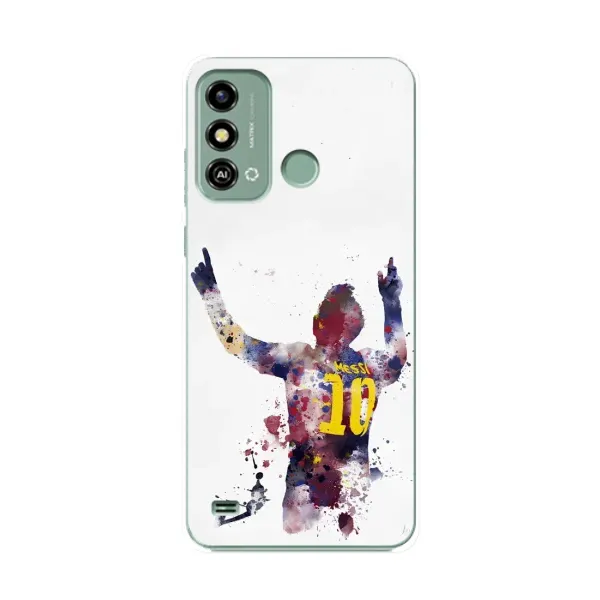 Чехол с принтом «Messi Barca» для ZTE Blade A53