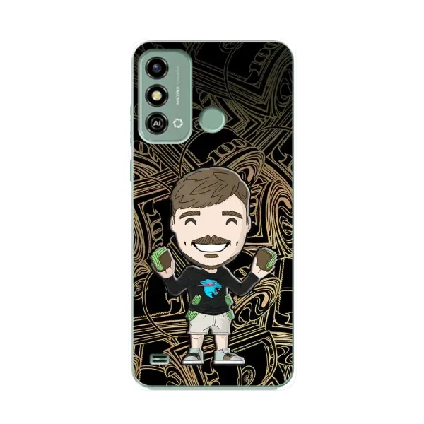 Чехол с принтом «Mister Beast» для ZTE Blade A53 Чехол с принтом «Mister Beast» для ZTE Blade A53