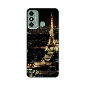 Чохол Ейфелева Вежа ZTE Blade A53 - (AlphaPrint) (Нічний Париж)