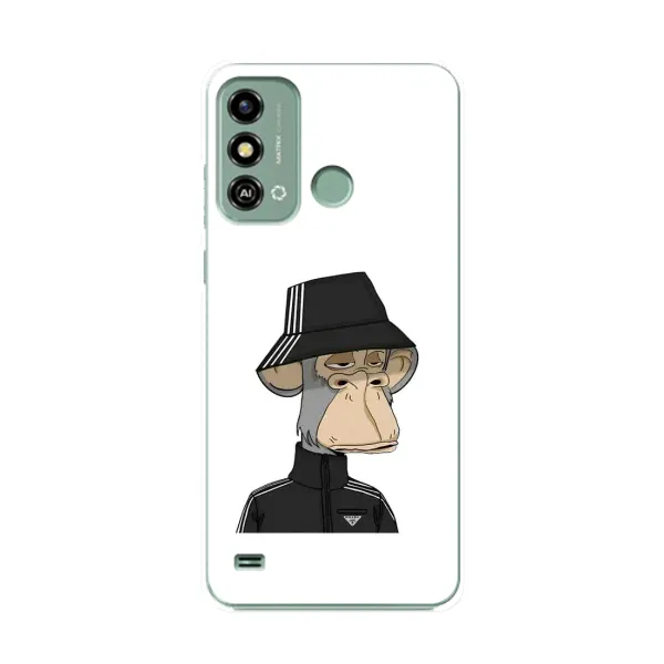 Чехол с принтом «обезьяна NFT Adidas» для ZTE Blade A53 Чехол с принтом «обезьяна NFT Adidas» для ZTE Blade A53