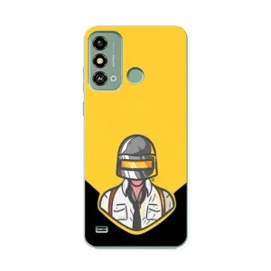 Чохол з принтом «Пабг в шоломі» для ZTE Blade A53