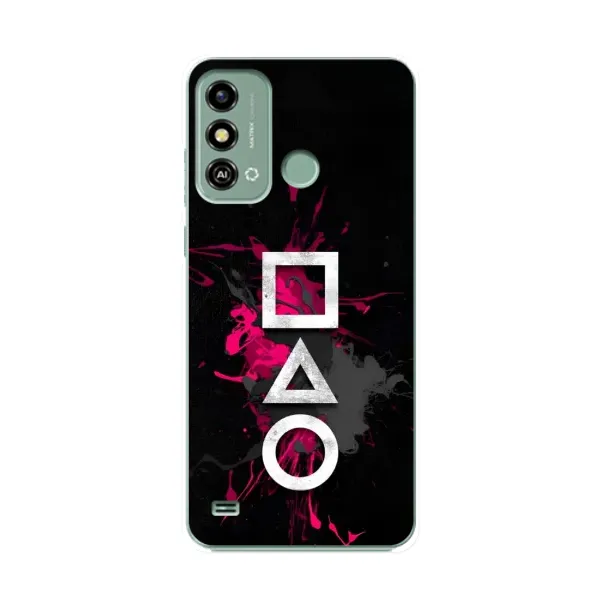 Чохол з принтом «Символи Гра кальмара» для ZTE Blade A53