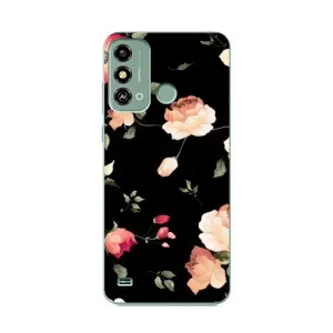 Чохли з квітами для ZTE Blade A53 (VPrint) (Трояндочки)