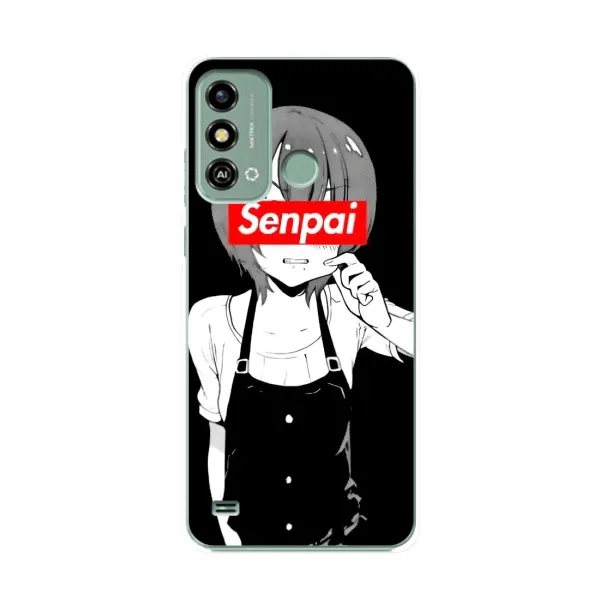 Чохол з принтом «Senpai» для ZTE Blade A53 Чохол з принтом «Senpai» для ZTE Blade A53
