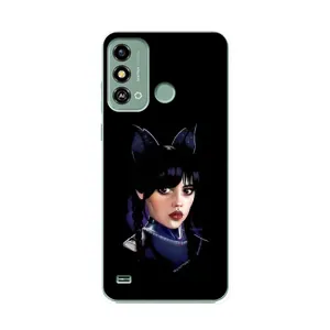 Чохли Венсдей на ZTE Blade A53 Уенсдей (AlphaPrint) (серйозна Венздей)
