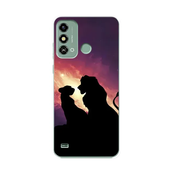 Чохол з принтом «Силует Сімба і Налу» для ZTE Blade A53