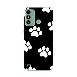 Чехол с принтом «Следы собаки» для ZTE Blade A53
