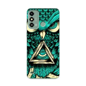 Чехол с принтом «Сова с глазом» для ZTE Blade A53