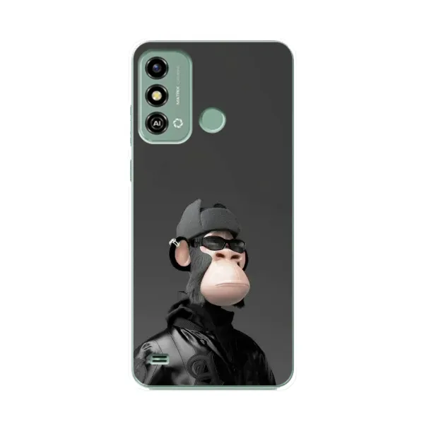 Чехол с принтом «стильная обезьяна NFT» для ZTE Blade A53 Чехол с принтом «стильная обезьяна NFT» для ZTE Blade A53