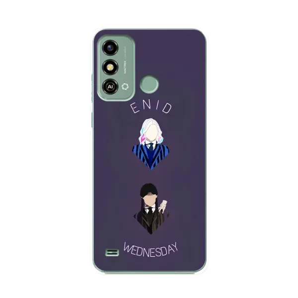 Чехол с принтом «Уэнздей и подруга» для ZTE Blade A53 Чехол с принтом «Уэнздей и подруга» для ZTE Blade A53