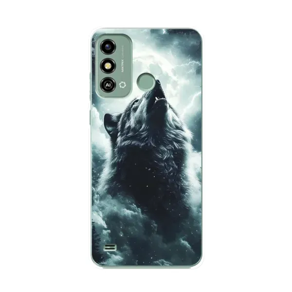 Чохол з принтом «Вовк у хмарах» для ZTE Blade A53