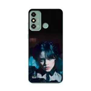 Чохли Венсдей на ZTE Blade A53 Уенсдей (AlphaPrint) (погляд Венздей)