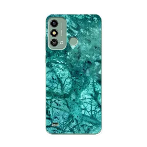 Мраморний чехол на ZTE Blade A53 (VPrint) (Зелений мрамор)