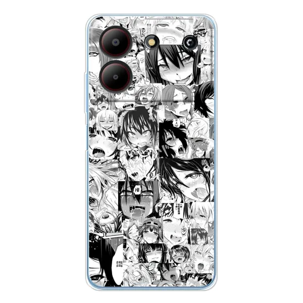 Чехол с принтом «Ahegao manga» для ZTE Blade A54