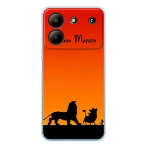Чохол Король лев на ZTE Блейд А54 (Акуна Матата закат)