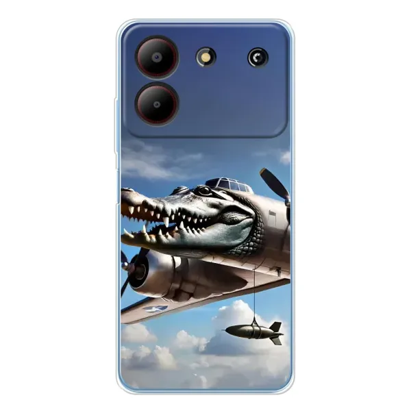 Чохол з принтом «Бомбардіро крокоділо» для ZTE Blade A54