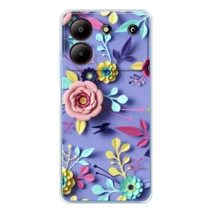 Чохли з квітами для ZTE Blade A54 (VPrint) (Дизайн квітів)
