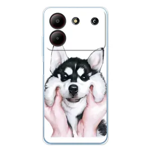 Чохол з принтом «Радісний Хаскі» для ZTE Blade A54