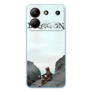 Чохол як приборкати дракона на ZTE Blade A54 (Дракон лого)