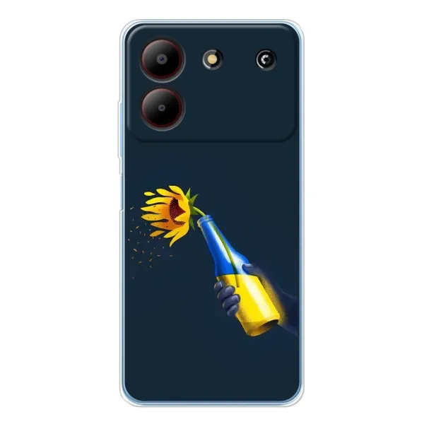 Чехол с принтом «Коктейль молотова» для ZTE Blade A54