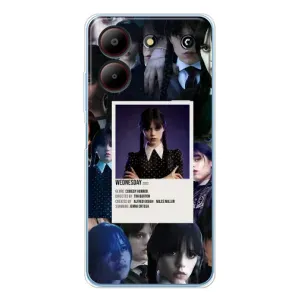 Чохли Венсдей на ZTE Blade A54 Уенсдей (AlphaPrint) (колаж Венздей)