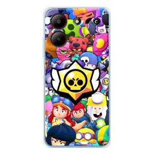 Чехол с принтом «Лого Brawl Stars» для ZTE Blade A54