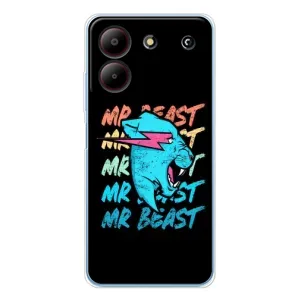 Чохол з принтом «logo Mr beast» для ZTE Blade A54
