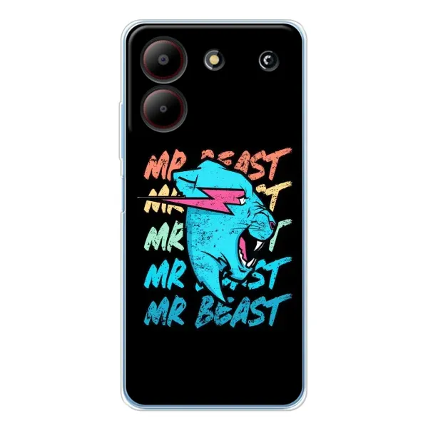 Чохол з принтом «logo Mr beast» для ZTE Blade A54