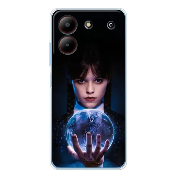 Чехол с принтом «Магическая сфера Уэнздей» для ZTE Blade A54